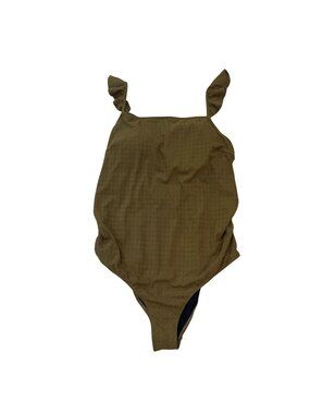 Summer Mae Maternity One Piece Swimsuit Women's Size 14 Adjustable Ruffle Straps